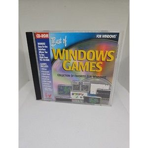 Best of Windows Games Vintage CD-ROM PC Computer Disc 1995 RARE